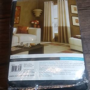 curtainworks Accents - Curtainworks kendall one grommet panel curtainworks Accents - Curtainworks kendall one grommet panel